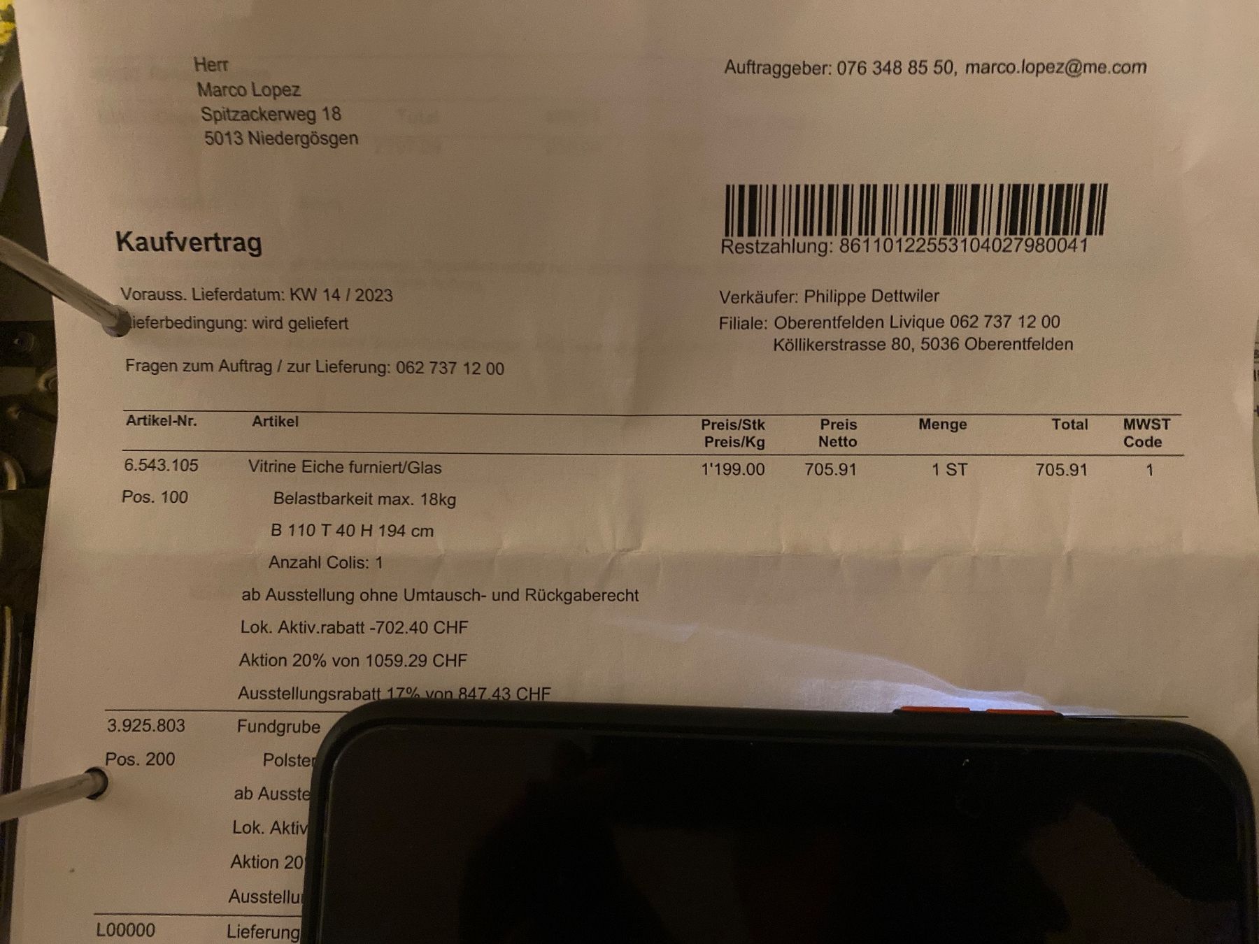 Livique Regale: Vitrinenschrank – Gebraucht aus Niedergösgen von emi_v7qx 2