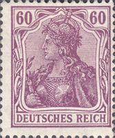 Deutsches Reich 92 Type I Germaniaausgabe Friedensdruck  **