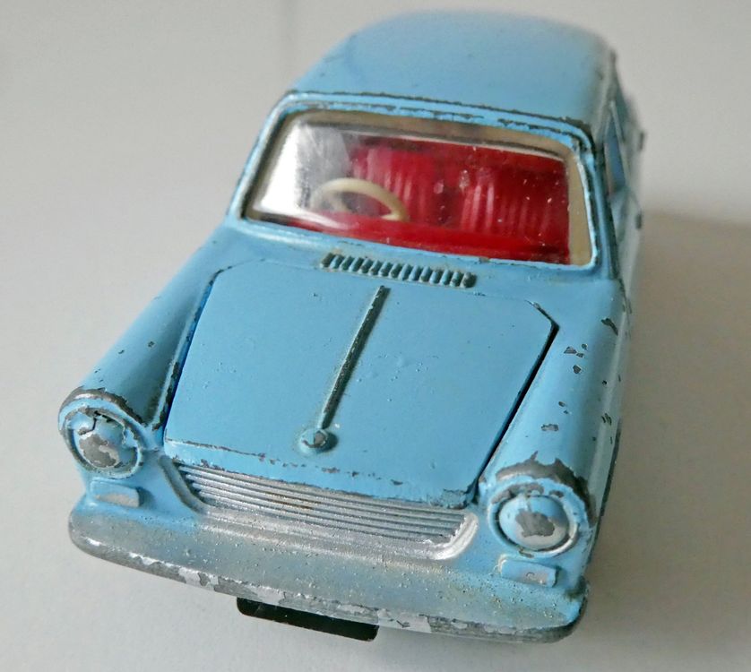 A boxed Dinky Toys No.140 pale blue Morris 1100, Nr M-M, box Ex plus