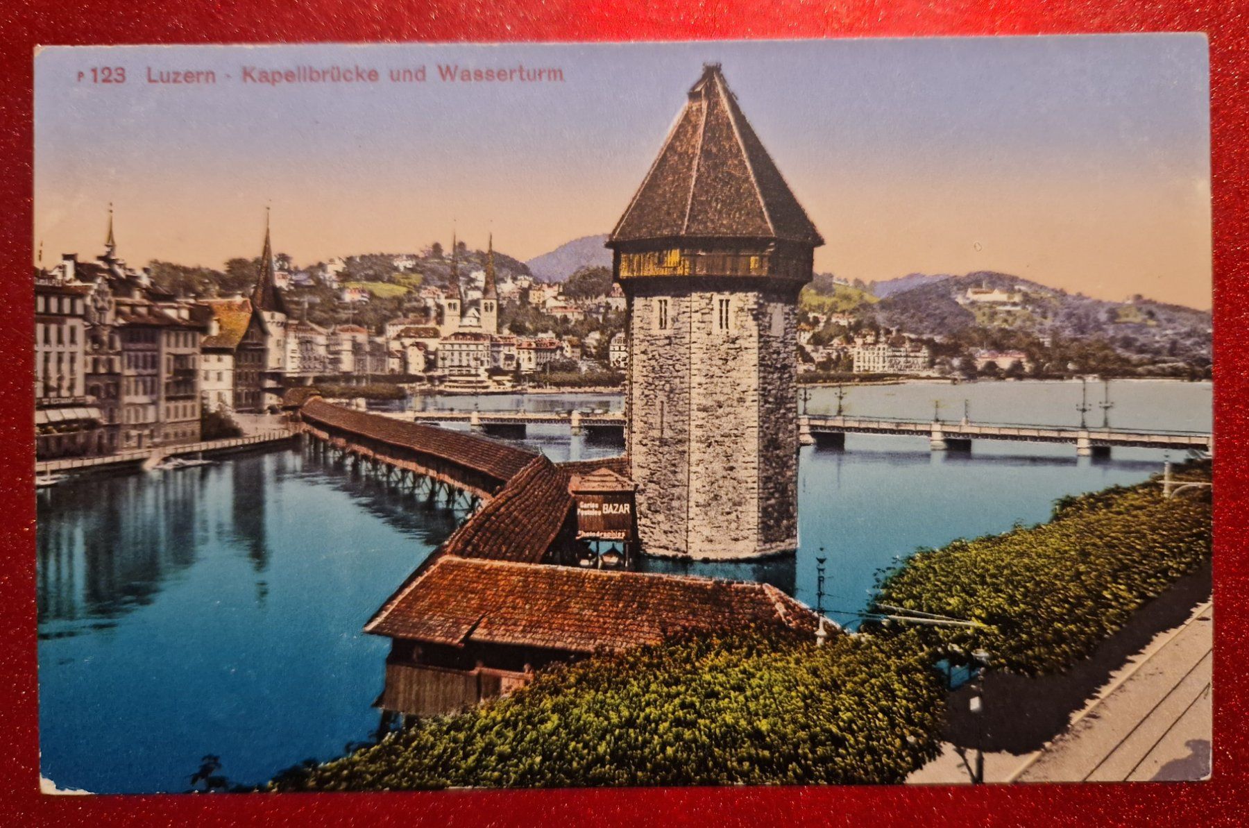 Cartoline postali: Luzern, Kapellbrücke, Wasserturm! – Nuovo (secondo la descrizione) da Melchnau venduto da Arthurius