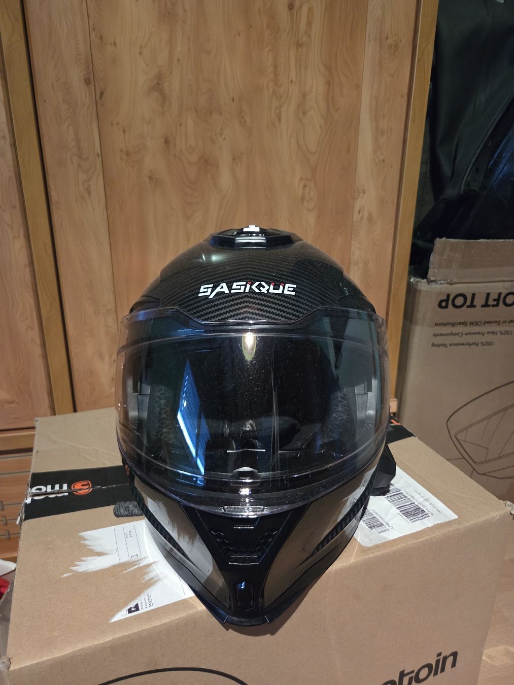 Casques & visières: casque de moto carbon  – Neuf avec emballage d'origine à fully par ter_n9b5 1