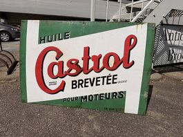 Castrol Emailschild um 1950 gross