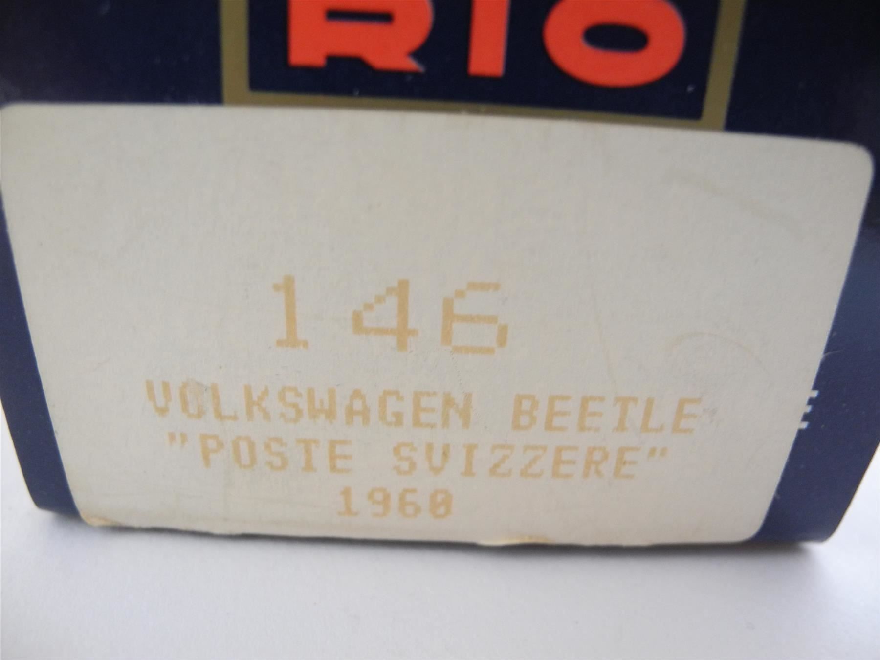 Rio Modellini d'auto: Rio 146 Volkswagen Beetle, Nr. u19 – Nuovo e nell'imballaggio originale da Kottwil venduto da Crazyrolf 2