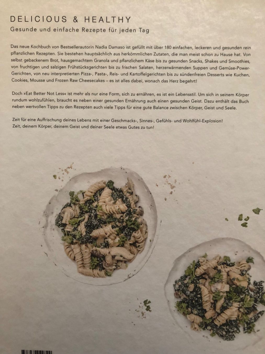 Libri: Eat better not less - Nadia Damaso – Usato da Pfäffikon ZH venduto da Wacardo 1