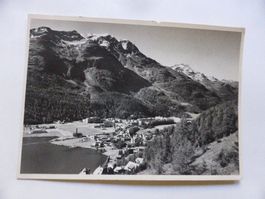 St.Moritz,Foto Albert Steiner,1947,Dorf,See,Hotels,Fabrik