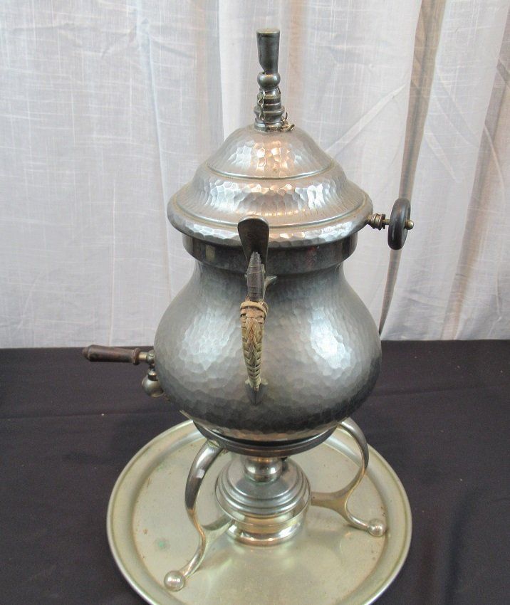 Teiere: Samowar mit Brenner antik – Usato da Flums venduto da Flumsantik 4