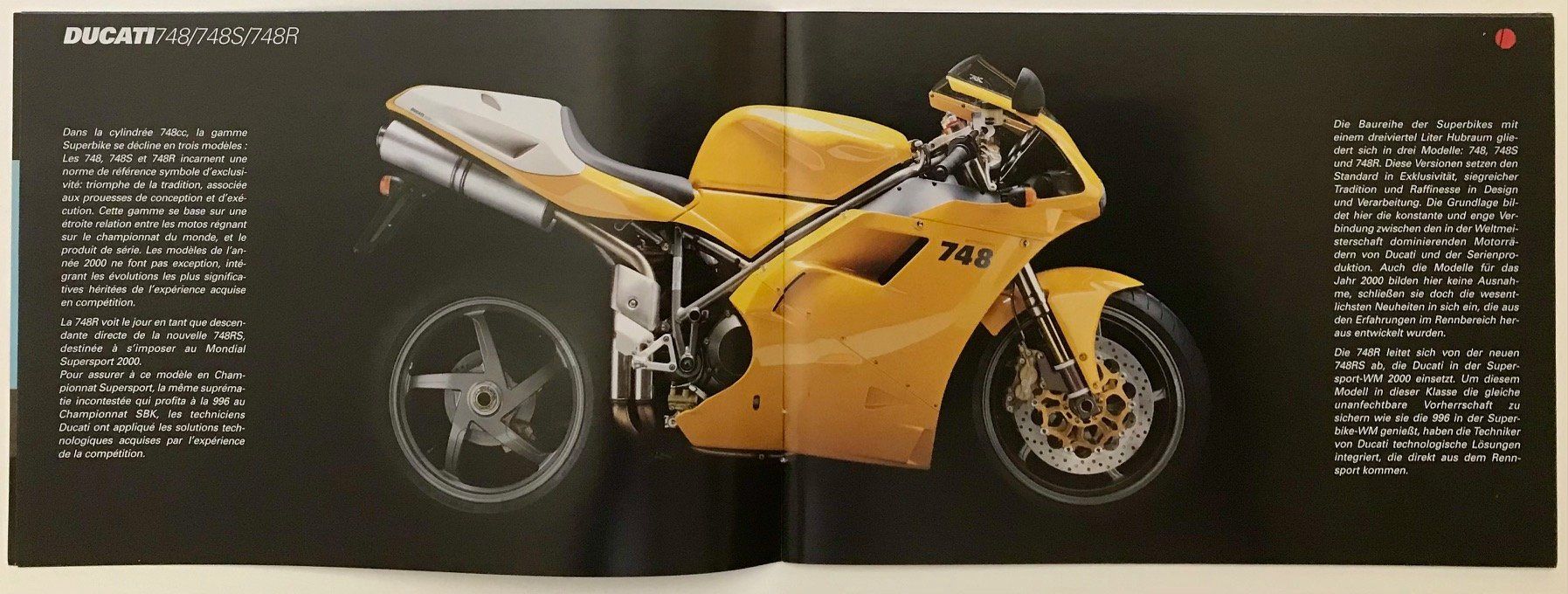 Ducati Documents: Ducati Prospekt Gesamtprogramm 2000 – D'occasion à Strengelbach par Omobono 4