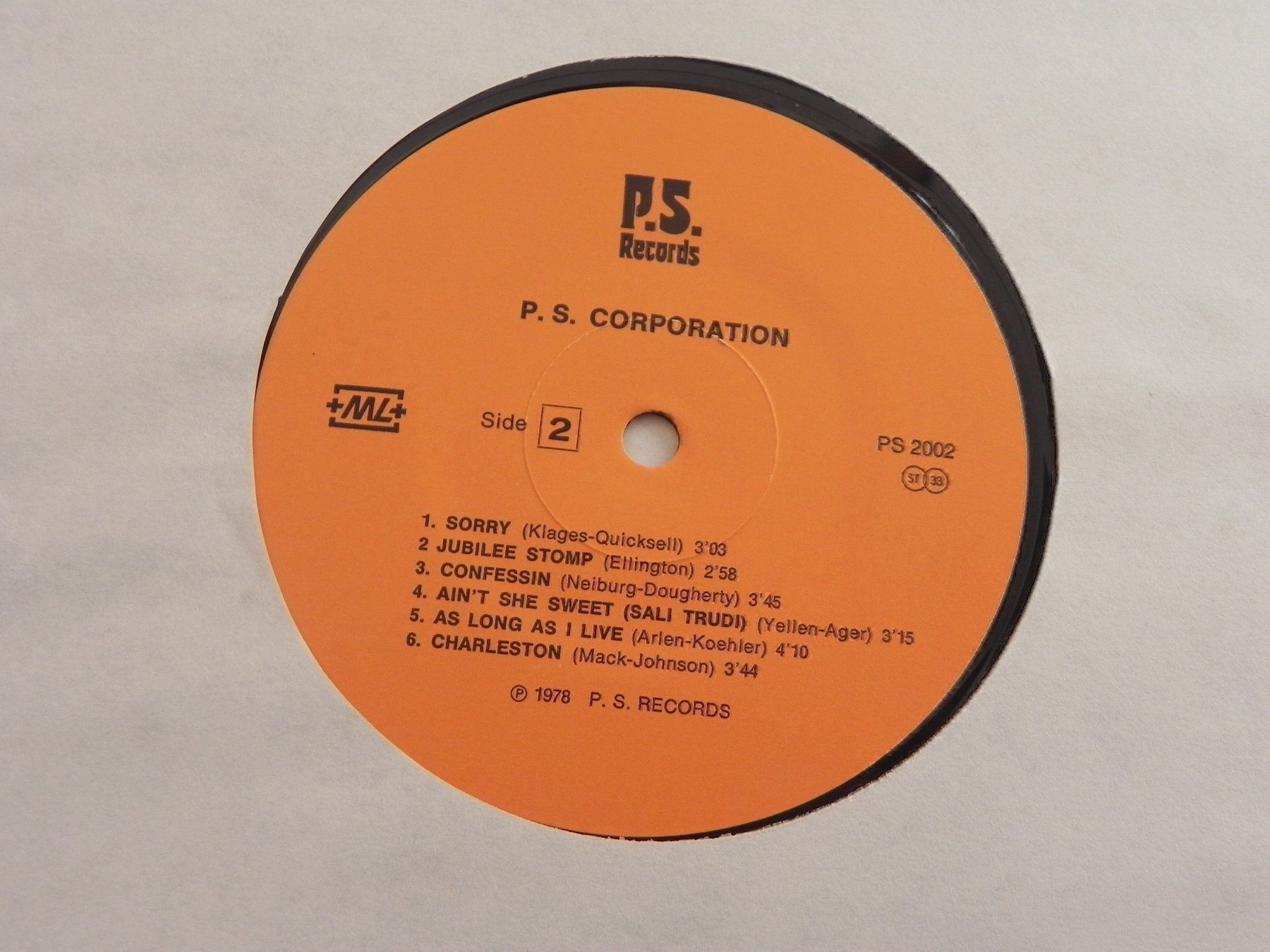 Dischi in vinile: LP CH Jazz Dixie P.S. Corporation 1978 – Usato da Siebnen venduto da krimsie 3