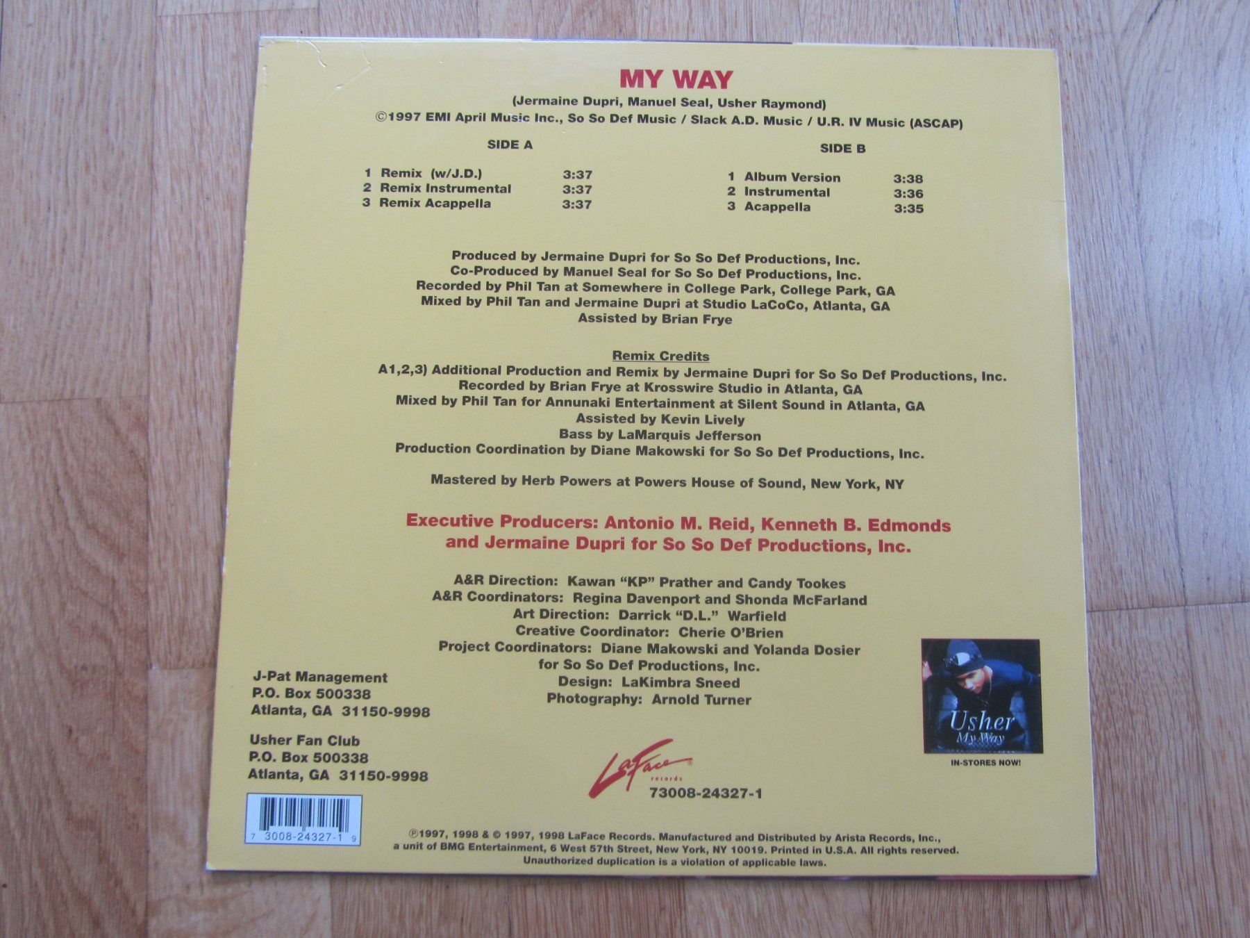 Schallplatten: Usher - My Way - Maxi – Gebraucht aus Seengen von mikelele 3