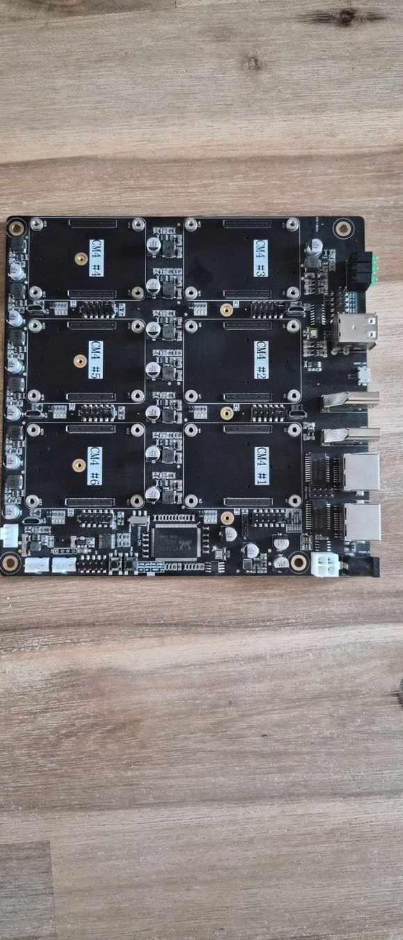 Schede madri: DeskPI Super6C Raspberry Pi Compute Module Cluster Board – Usato da Zürich venduto da Marc_Polar 1