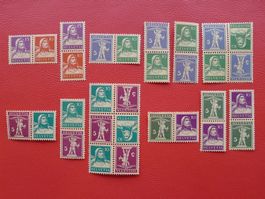 1918-1934: Zusammenhängende ** postfrisch, Kat: 350.-