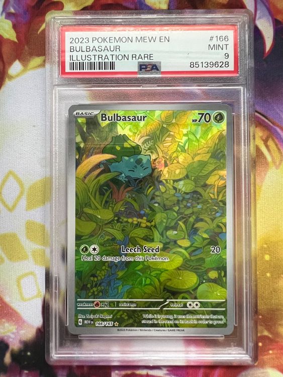 Pokemon 151 Balbasaur Illustration Rare PSA9 EN (Gebraucht) in Siebnen ...