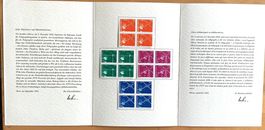 1952 /Folder 100 Jahre elektrisches Nachrichtenwesen 4er *