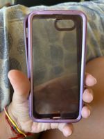 Cover iPhone 8 Plus viola con protezione schermo nero 