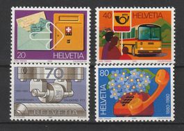 SUISSE 1980 Activité des PTT **