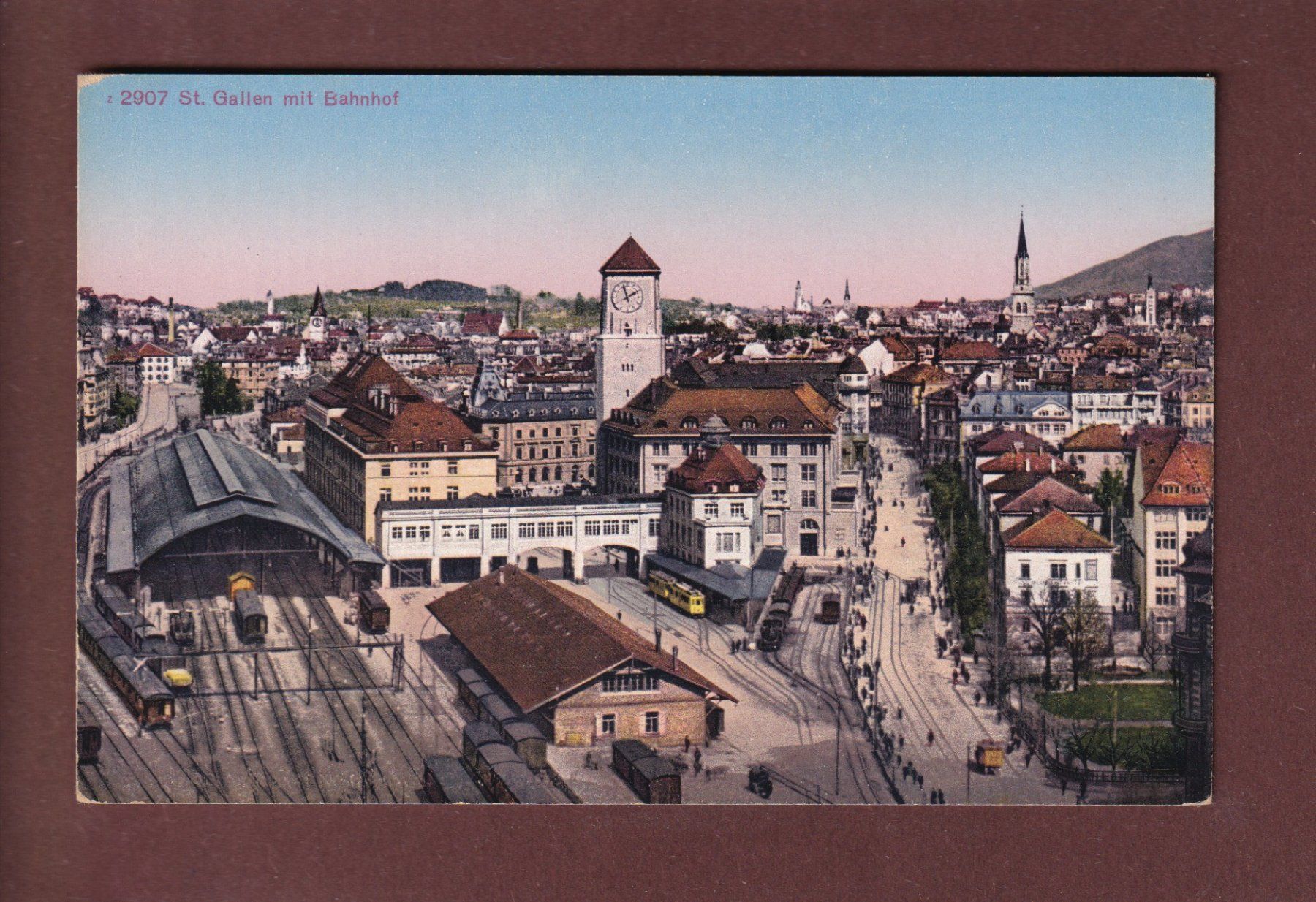 Cartes postales: ST. GALLEN - Bahnhof – D'occasion à Pully par nicecards