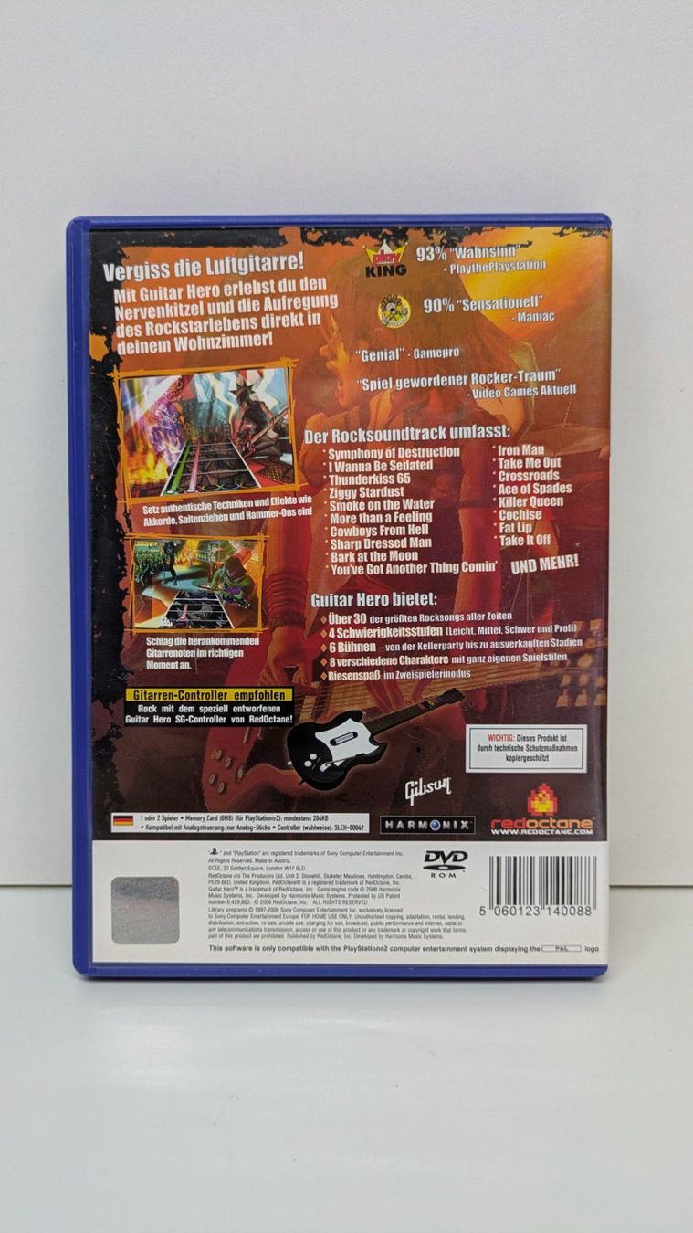 Giochi: Guitar Hero - PlayStation 2 – Usato da Menziken venduto da mame18 2
