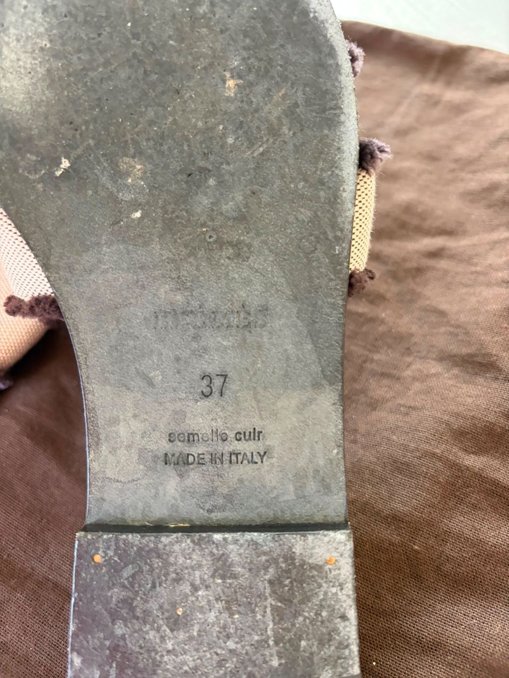 Hermès Scarpe da donna: Hermes Oran in 37  beige – Usato da Rancate venduto da FiorAngela011 4