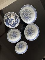 Schale Set 5-teilig Drachenmuster Porzellan China