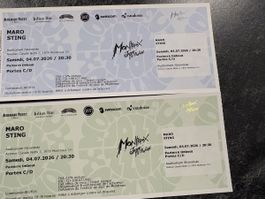 2 Tickets Maro/Sting Montreux Jazz Festival 04.07.2026 