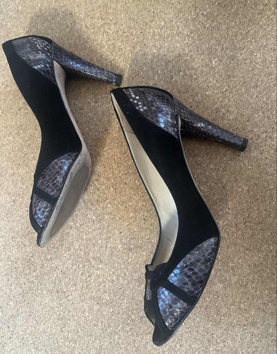 Joop Damenschuhe: JOOP! Peeptoe Pumps Leder Pythonoptik Gr. 39 elegant – Gebraucht aus Zuchwil von MLV92 3
