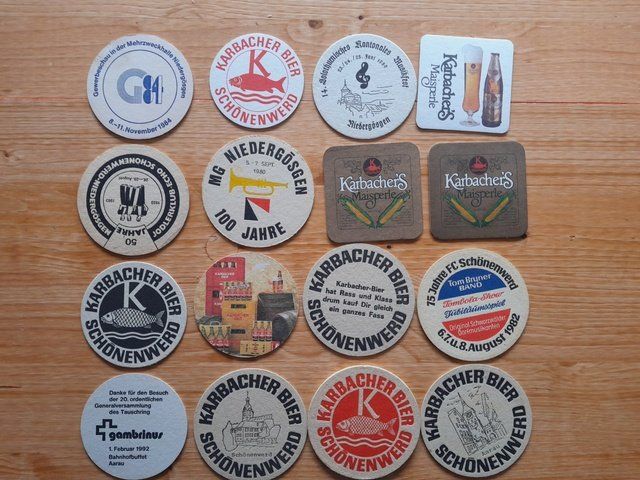 Sottobicchieri: Bierdeckel Brauerei Karbacher Schönenwerd – Usato da St.Gallen venduto da Stocken64