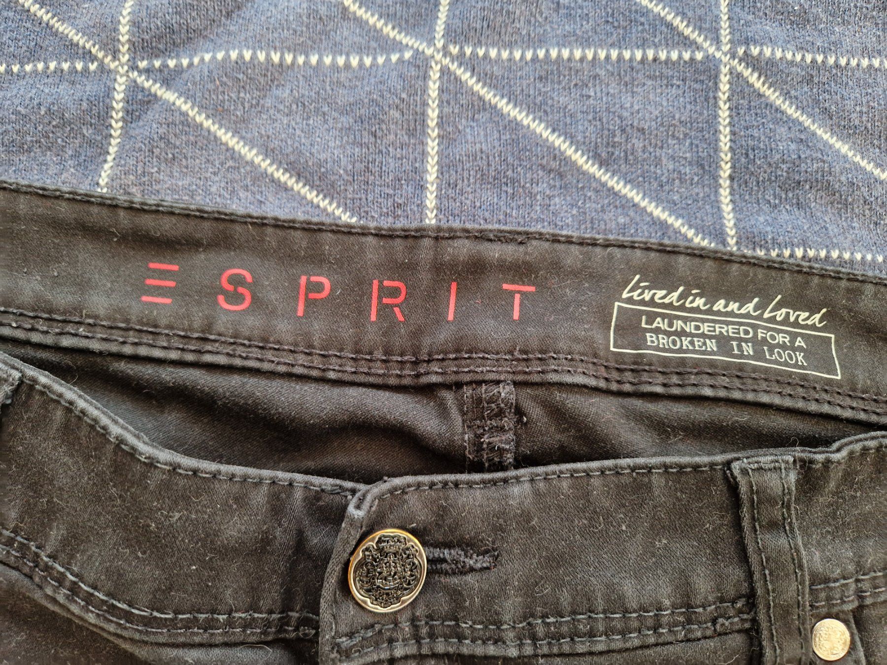 Esprit Jeans: Esprit schwarze Jeans 44 (Grösse 34) – Gebraucht aus MUEHLAU von ibo_5c7d 2