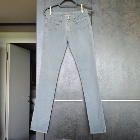 🐸 NILE HOSE XXS (XS / 34) JEANS GRAU NEUWERTIG