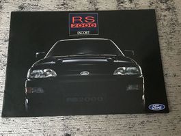Ford Escort RS 2000 Verkaufsprospekt August 1991