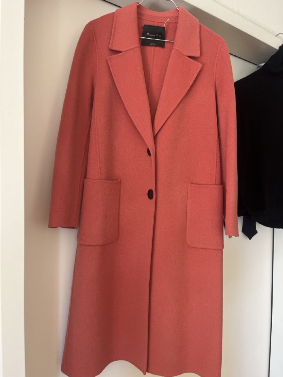 Massimo Dutti Cappotti: Massimo Dutti Mantel Wolle lachsfarben 36 – Usato da Zürich venduto da kleinesgrau