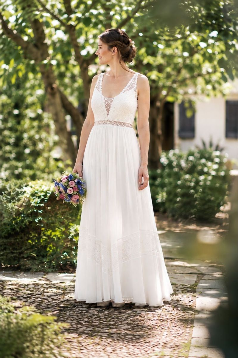 Vestiti: Hochzeitskleid Vintage Stil – Usato da Versegères venduto da Ebolia