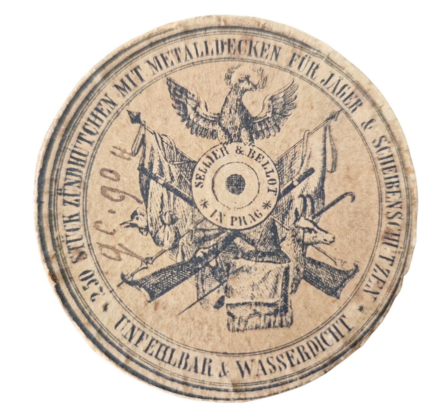 Barattoli: Dose Kupferzündhütchen Sellier & Bellot 1850 – Usato da Mörschwil venduto da antiksalon 1