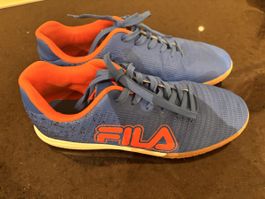 Fila Hallenschuhe blau orange Grösse 40 