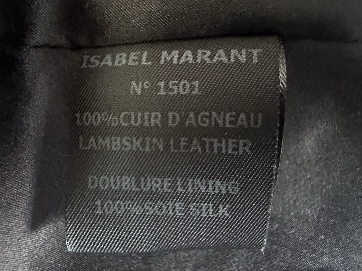 Isabel Marant Jacken: Isabel Marant lambskin biker jacket - black – Gebraucht aus Langnau am Albis von bar_ml6k 2