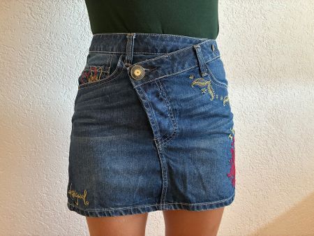 Jeansrock von Desigual in Grösse 34