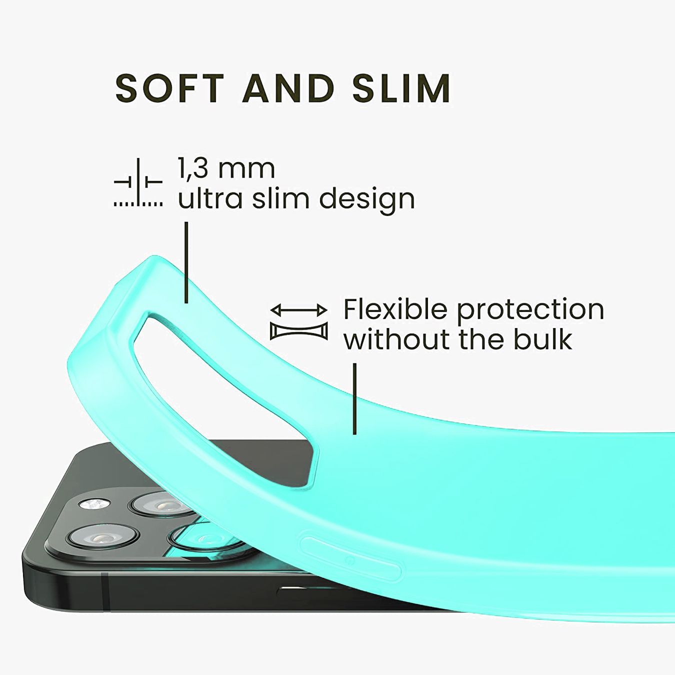 Cover & Protezioni schermo: iPhone 13 Pro Max Hülle Etui Silikon Case Cover Tasche Soft – Nuovo e nell'imballaggio originale da Volketswil venduto da coverandmore 5