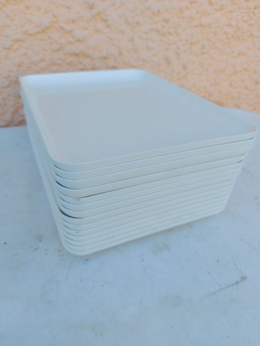 Piatti di portata: Tablett Kunststoff Rechteckig, Serviertablett 22x29cm SET14S – Usato da Rheinau venduto da profitronic.shop 6