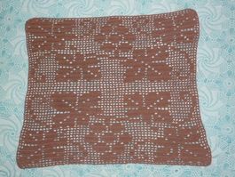 Häkeldecke, rosenholz, Handarbeit, Boho-Style