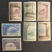 Rumänien 1960 Volksarchitektur MNH postfrisch (7 Stk.)