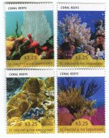 Briefmarken "Korallen". St. Vincent