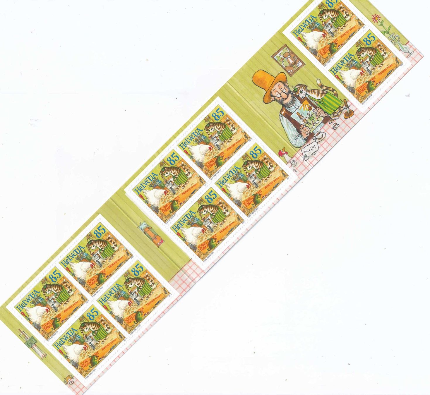 Alle Briefmarken: 2011 Petterson und Findus, Markenheft, ** postfrisch – Neu (gemäss Beschreibung) aus Winterthur von Zupogeru 1