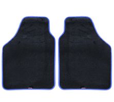 Autoteppich Set Universal für vorne mit blauem Rand