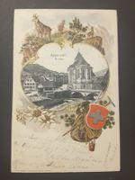 Prägekarte Appenzell , 1902