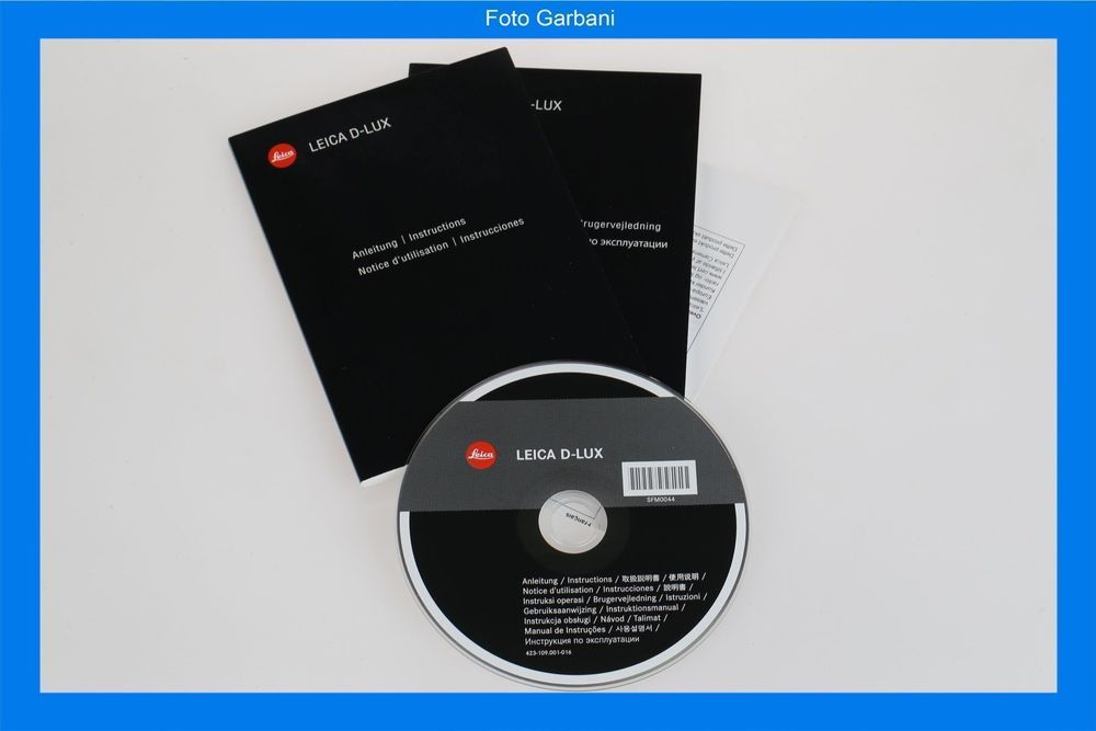 Manuale Istruzioni Per Fotocamera Leica D-Lux 8 – Nuovo