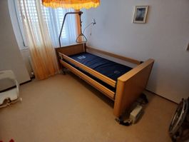 Pflegebett Set: Burmeier Dali + Antidekubitus-Matratze