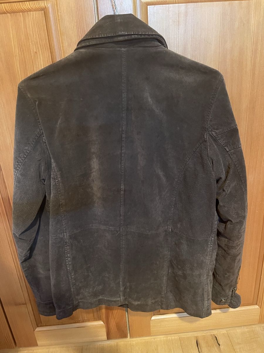 Giacche: Dunkelbraune Wildlederjacke – Usato da Meierskappel venduto da suesle 1
