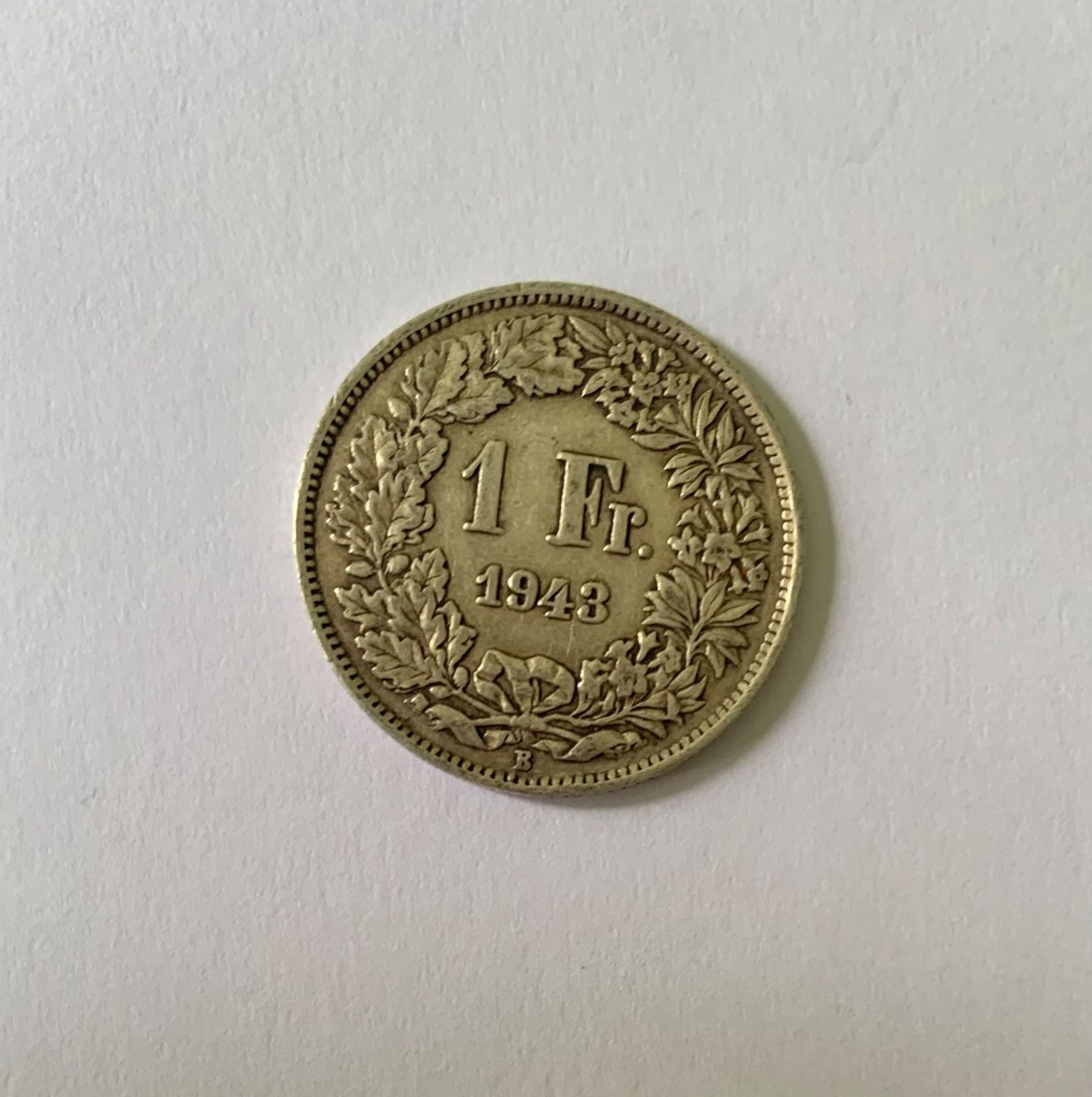 Alle Münzen: 1 Franken 1943 Silber - Schweiz – Gebraucht aus Zürich von Apache4 2