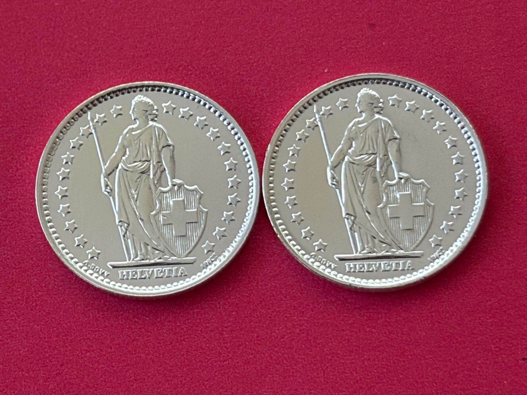 Tutti le monete: 1 Fr. 1966, 1967 vorzüglich – Usato da Kräiligen venduto da wolle2101 1