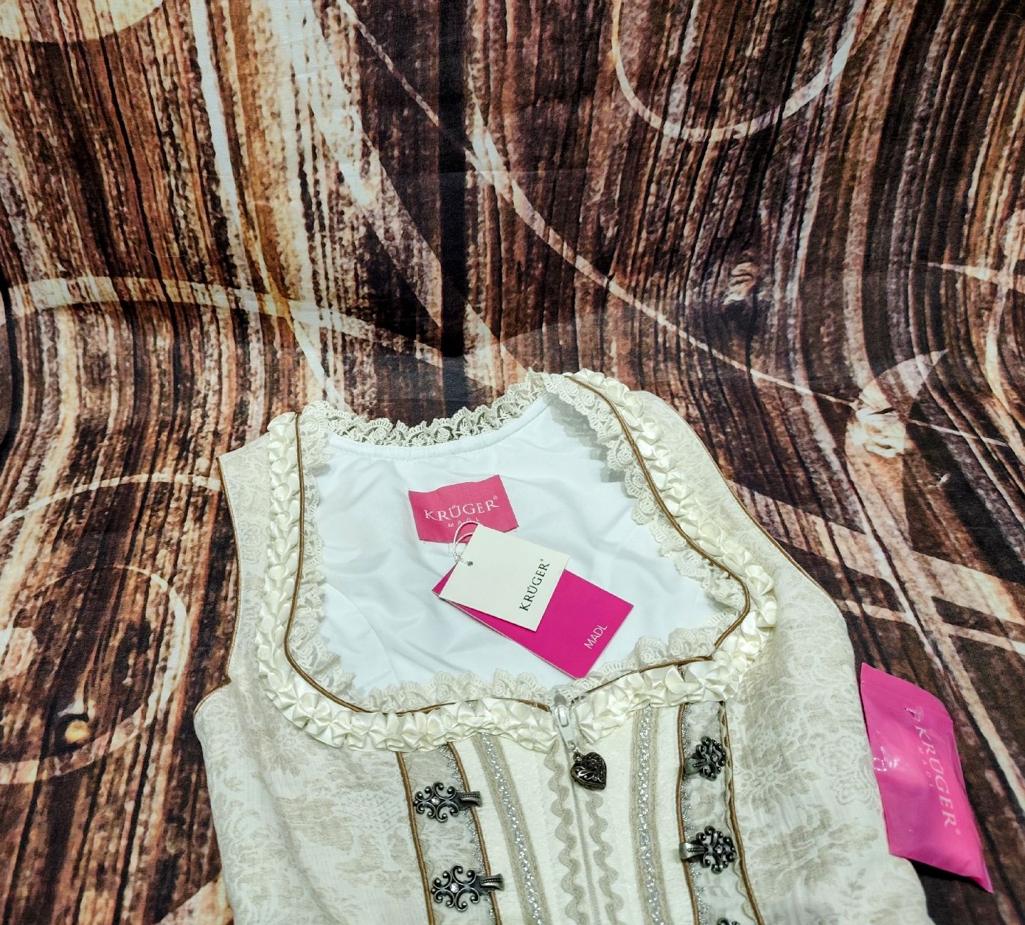 Krüger Vestiti: Trachtenmieder Krüger, Gr. 30 - NEU – Nuovo e nell'imballaggio originale da Dussnang venduto da Rosenfee50 3