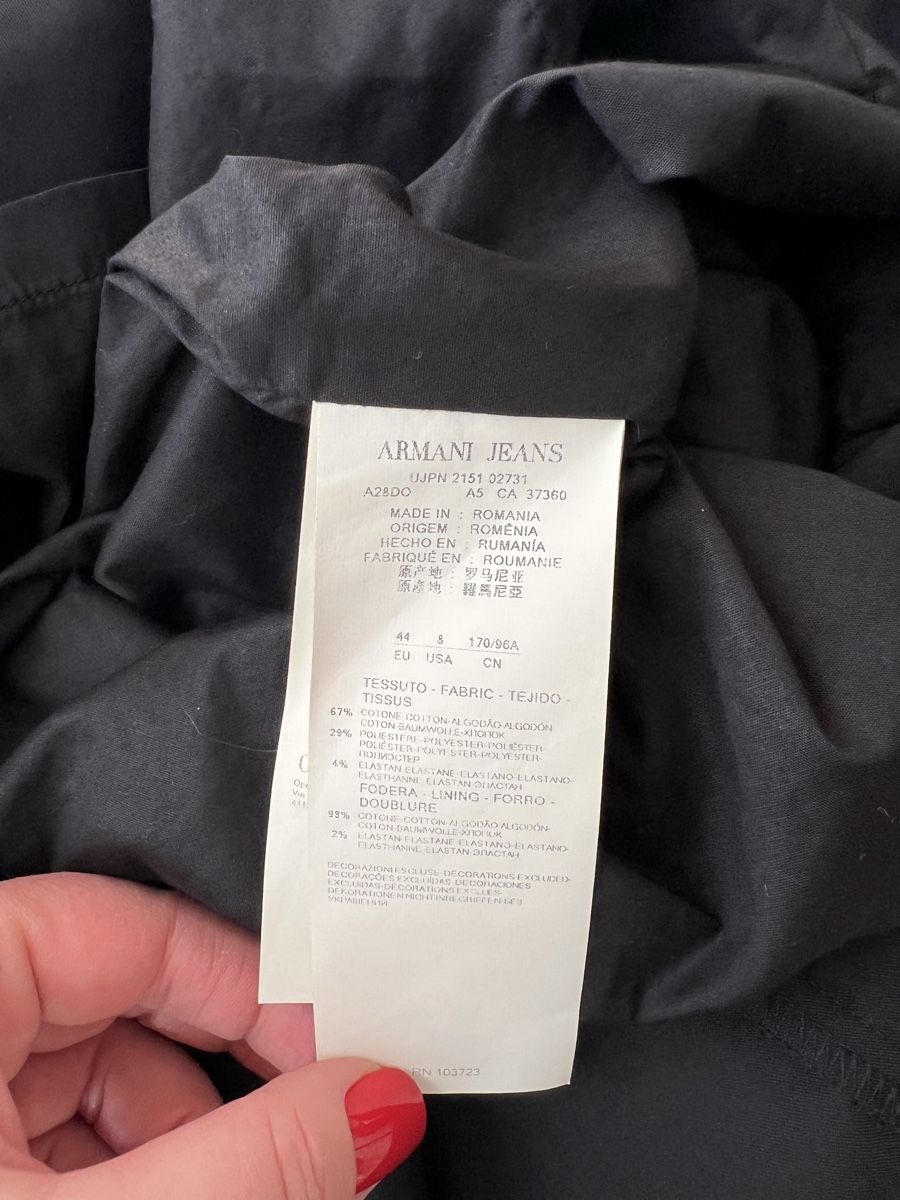 Armani Vestiti: Armani schwarzes Kleid Gr 36-38 – Usato da Basel venduto da Ksjusha 5